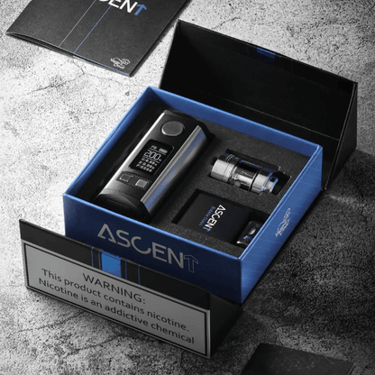 Vaperz Cloud Ascent 200W Kit | £42 - Avalanche Vapes Blue plasma+ Shift Bubbleglass