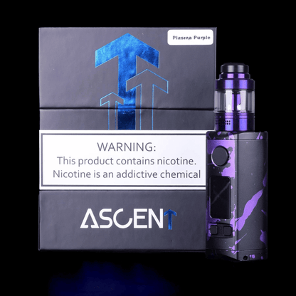 Vaperz Cloud Ascent 200W Kit | £42 - Avalanche Vapes Satin Pink+ Shift Bubbleglass