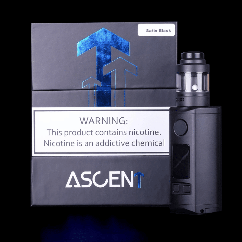 Vaperz Cloud Ascent 200W Kit | £42 - Avalanche Vapes Raw Silver+ Shift Bubbleglass