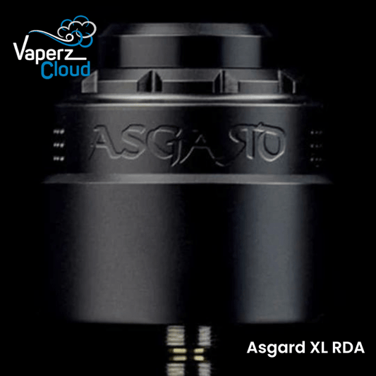Vaperz Cloud Asgard XL RDA | £32 - Avalanche Vapes Satin Black