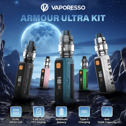 Vaporesso Armour Ultra Vape Kit | £45 - Avalanche Vapes Dune Gold