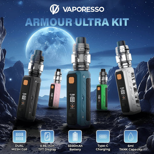 Vaporesso Armour Ultra Vape Kit | £45 - Avalanche Vapes Dune Gold
