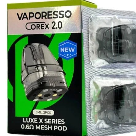 vaporesso luxe x replacement pods buy online Vaporesso Luxe X Pods 2 Pack | 0.3Ω/0.4Ω/0.6Ω/0.8Ω
