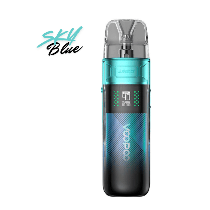 Voopoo Argus E40 Pod Kit | £19 - Avalanche Vapes Sky Blue