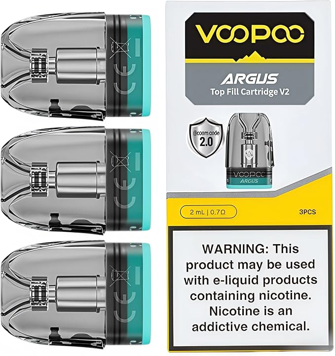 Voopoo Argus Pod Cartridge 2 Pack | 0.4/0.7/1.0 | 8 Avalanche Vapes Voopoo Argus Pod Cartridge 2 Pack | 0.4/0.7/1.0 | 8 Avalanche Vapes
