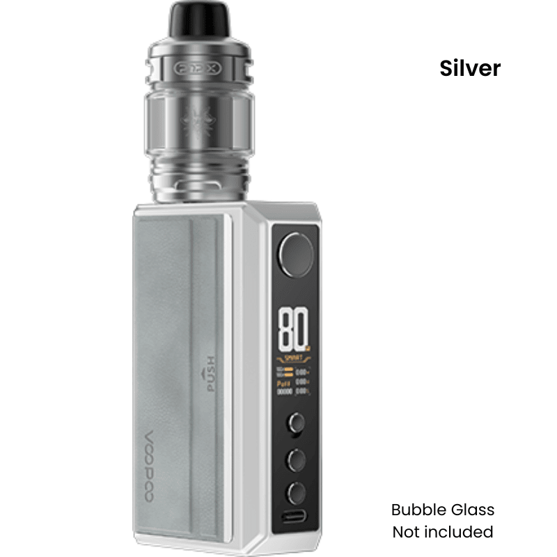 Voopoo Drag 5 Vape Kit | £32 - Avalanche Vapes Silver