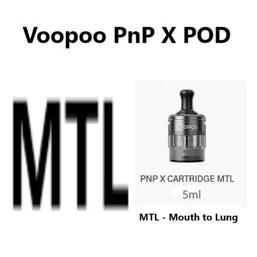 Voopoo PnP X Pods | £8 - Avalanche Vapes MTLBlack