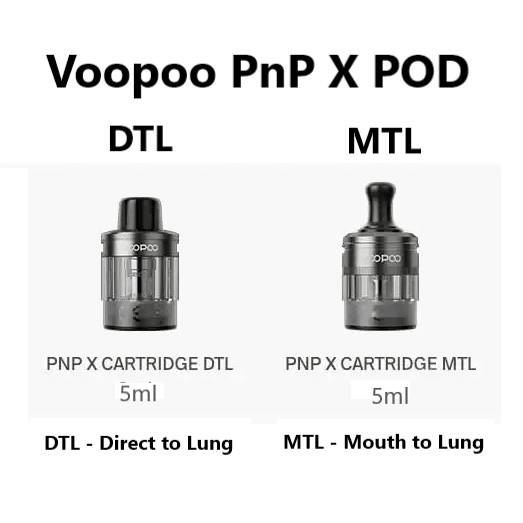 Voopoo PnP X Pods | £8 - Avalanche Vapes MTLBlack