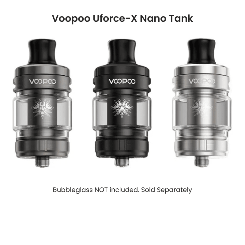 Voopoo UFORCE - X Nano Tank | £13 - Avalanche Vapes Black