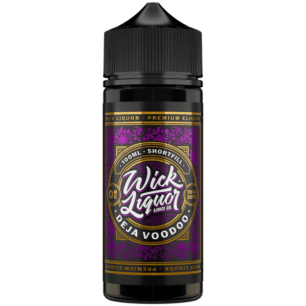 Wick Liquor 70/30 | 100ml + 2 Nics | From £5 - Avalanche Vapes DEJA VOODOO