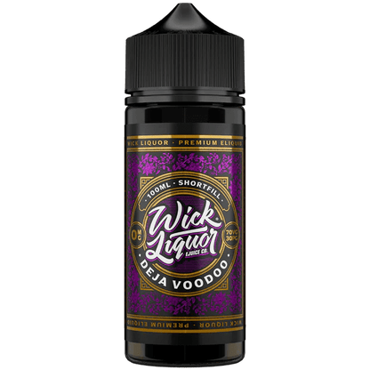 Wick Liquor 70/30 | 100ml + 2 Nics | From £5 - Avalanche Vapes DEJA VOODOO