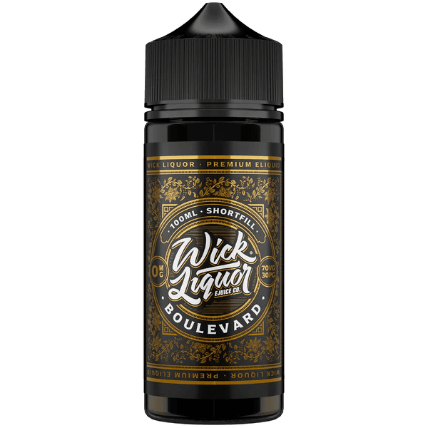 Wick Liquor 70/30 | 100ml + 2 Nics | From £5 - Avalanche Vapes BOULEVARD SHATTERED