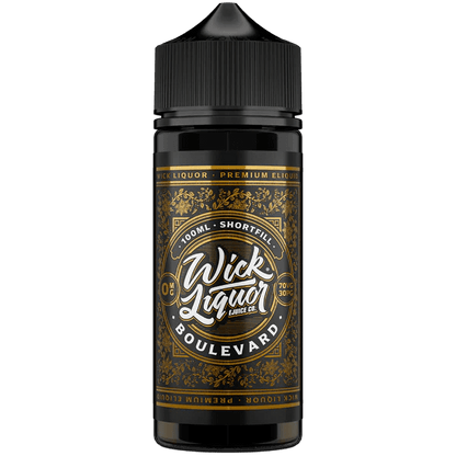 Wick Liquor 70/30 | 100ml + 2 Nics | From £5 - Avalanche Vapes BOULEVARD SHATTERED