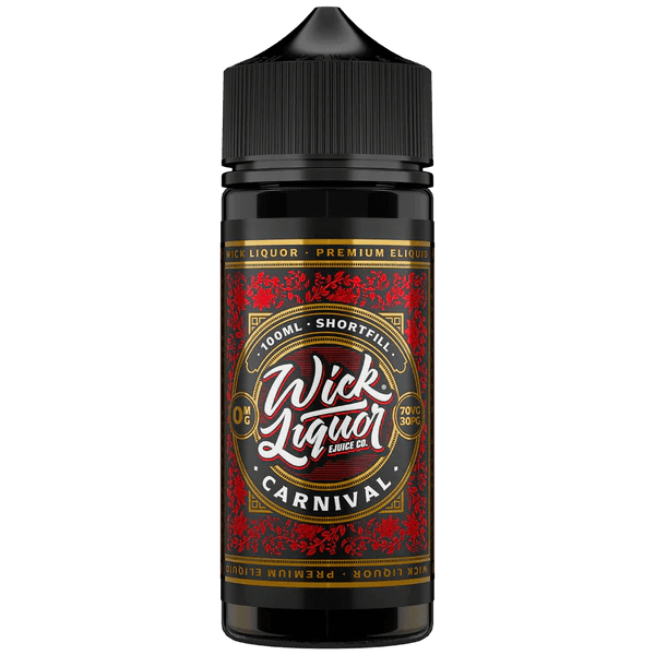 Wick Liquor 70/30 | 100ml + 2 Nics | From £5 - Avalanche Vapes CARNIVAL