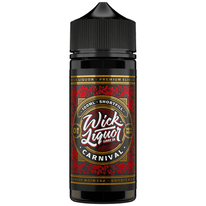 Wick Liquor 70/30 | 100ml + 2 Nics | From £5 - Avalanche Vapes CARNIVAL