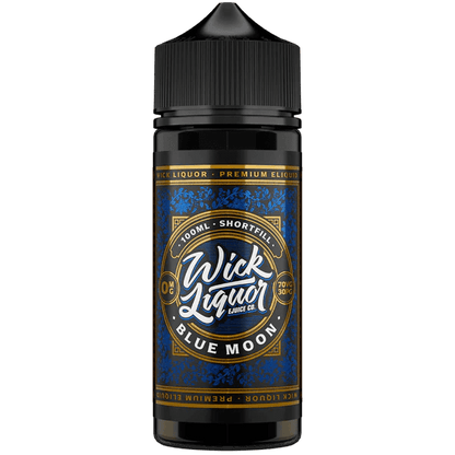 Wick Liquor 70/30 | 100ml + 2 Nics | From £5 - Avalanche Vapes BLUE MOON