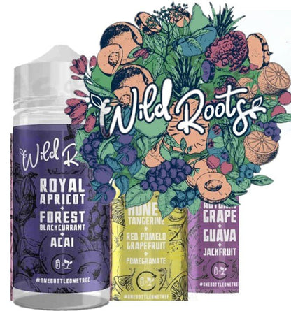 Wild Roots 70/30 | 100ml + 2 Nics | £11 - Avalanche Vapes Autumn Grape - Guava - Jackfruit