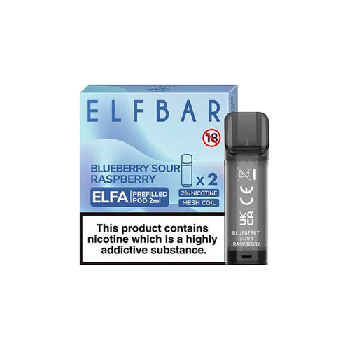 ElfBar 2% Prefilled Pods for ELFA £5