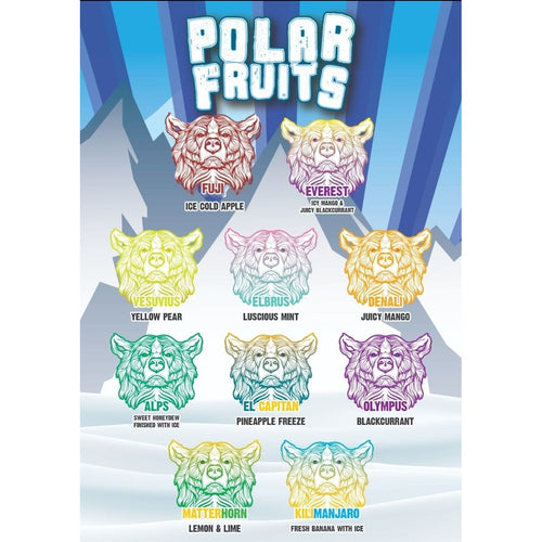 Polar Fruits 100ml +2 Nics £10