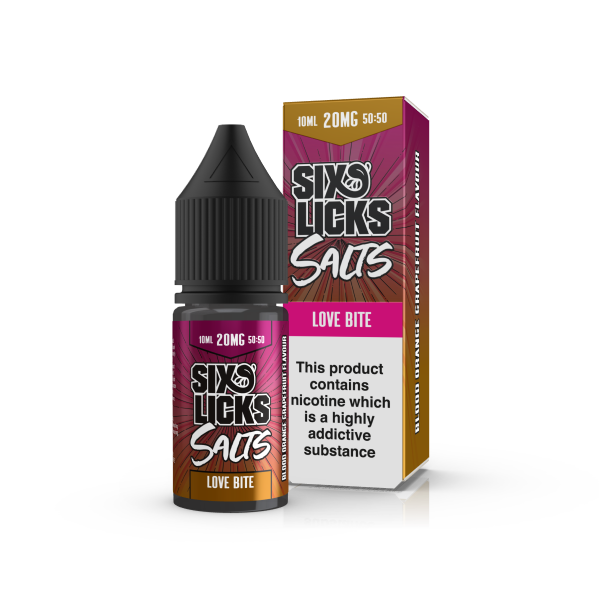 Six Licks SALTS   £2.25