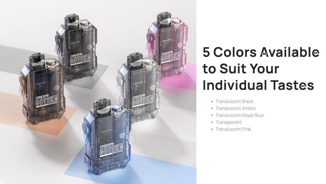 Aspire Gotek X Kit | £8 - Avalanche Vapes Translucent Black