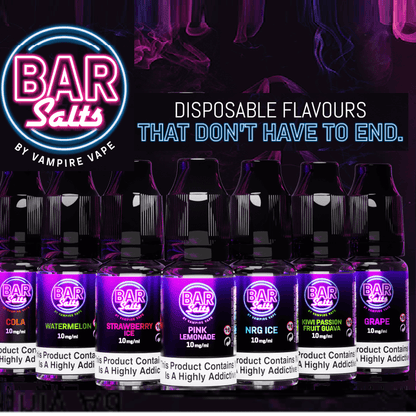 Bar Salts by Vampire Vapes | £1 - Avalanche Vapes Banana Ice10mg