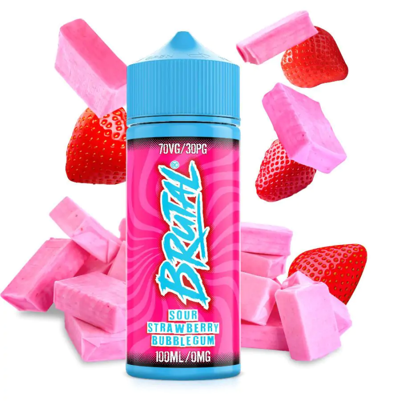 Brutal by Just Juice 70/30 | 100ml + 2 Nics | £8 - Avalanche Vapes Raspberry Sour