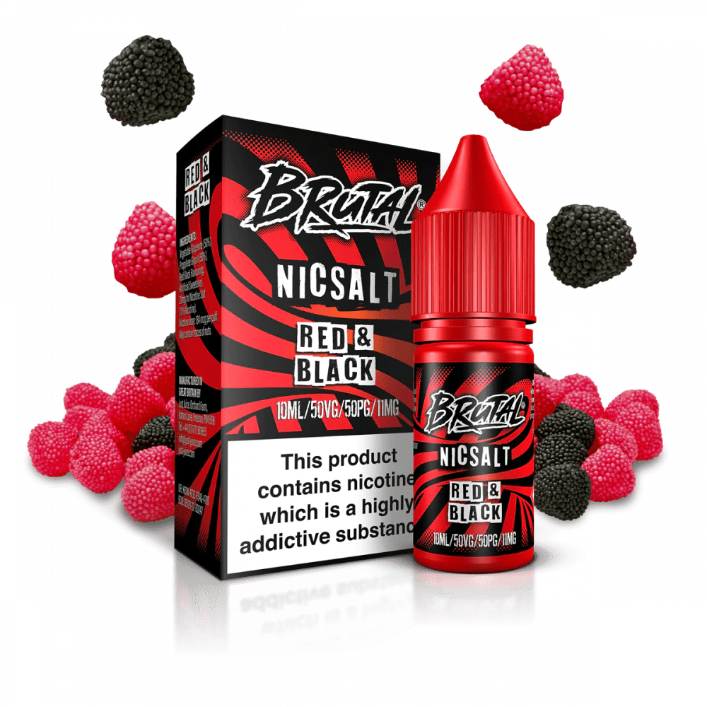 Brutal Vape Nic Salt | £2 - Avalanche Vapes Red & Black11mg