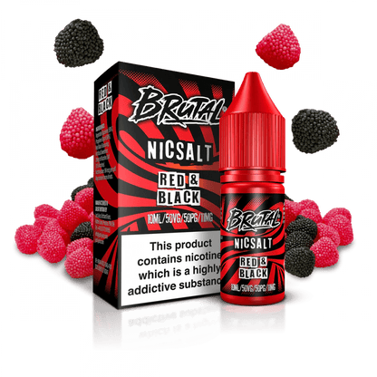 Brutal Vape Nic Salt | £2 - Avalanche Vapes Red & Black11mg