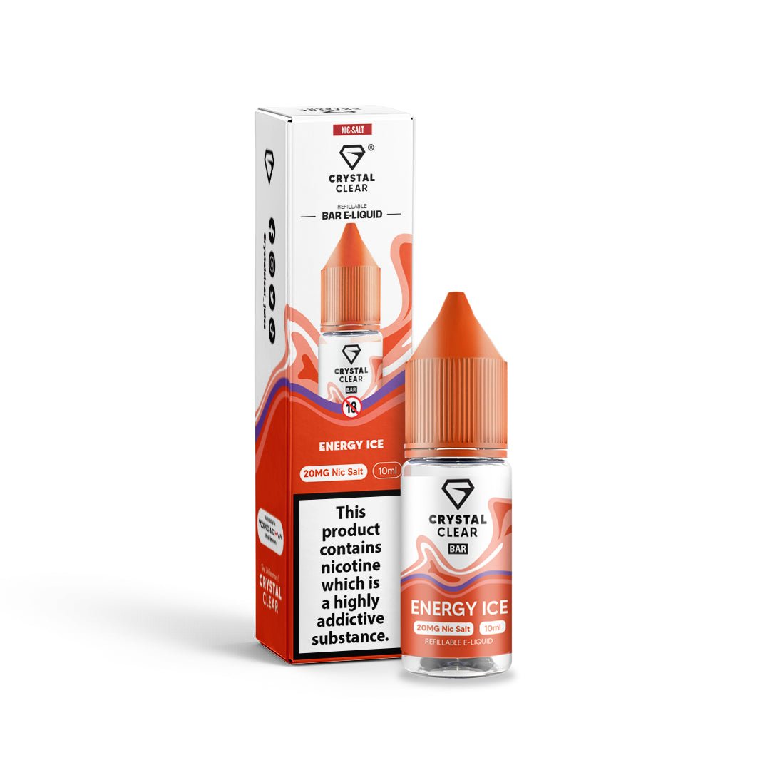 Crystal Clear Nic Salt | £2 - Avalanche Vapes Energy Ice10mg