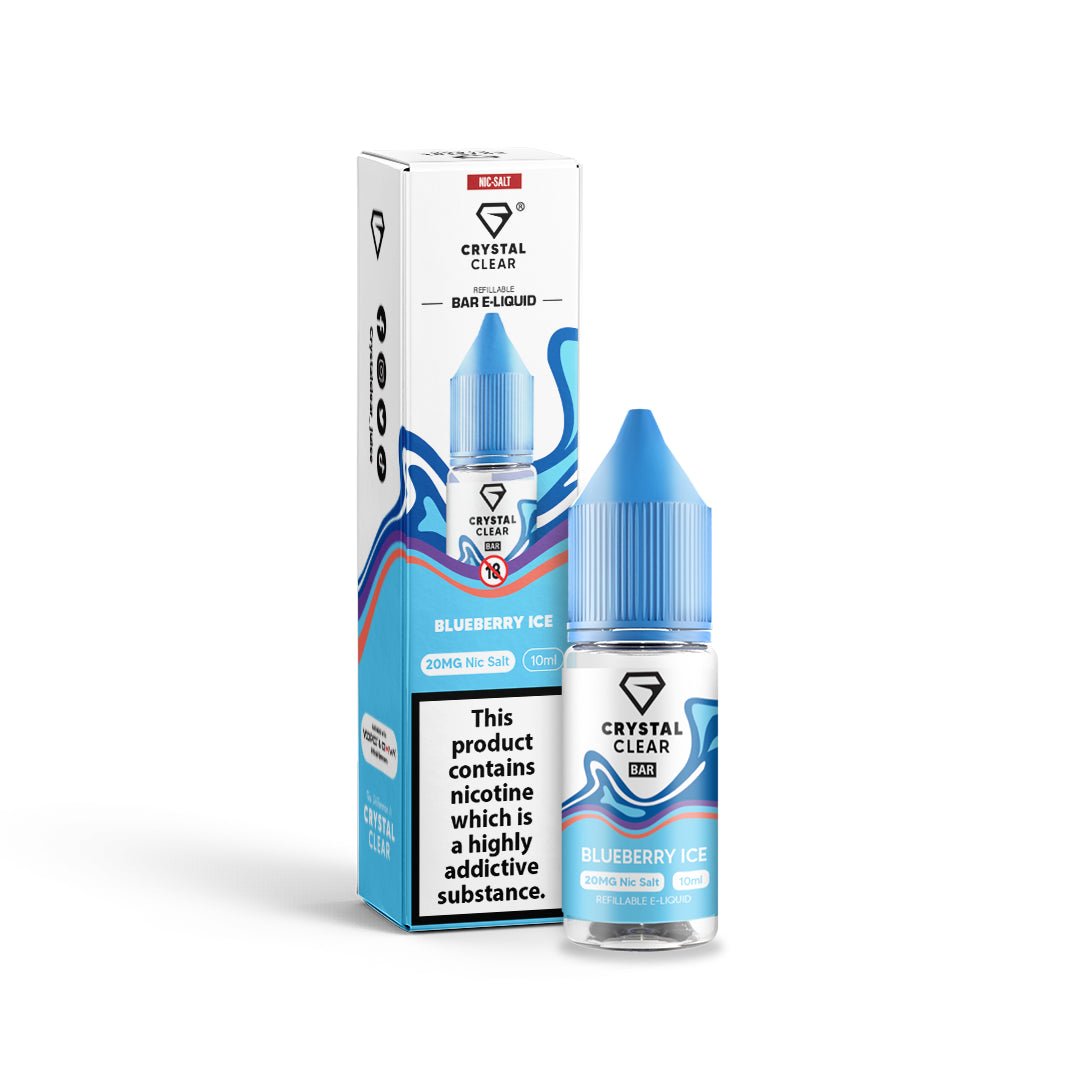 Crystal Clear Nic Salt | £2 - Avalanche Vapes Blueberry Sour Raspberry10mg