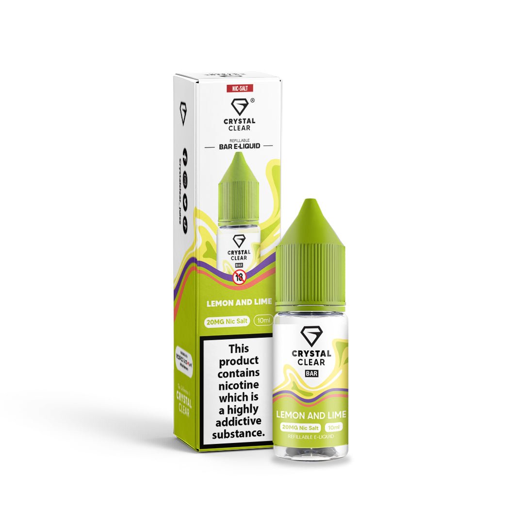Crystal Clear Nic Salt | £2 - Avalanche Vapes Lemon and Lime10mg
