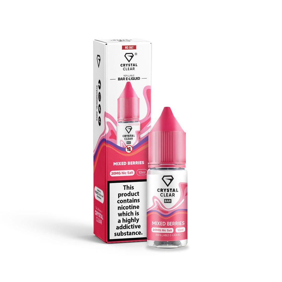 Crystal Clear Nic Salt | £2 - Avalanche Vapes Mixed Berries10mg