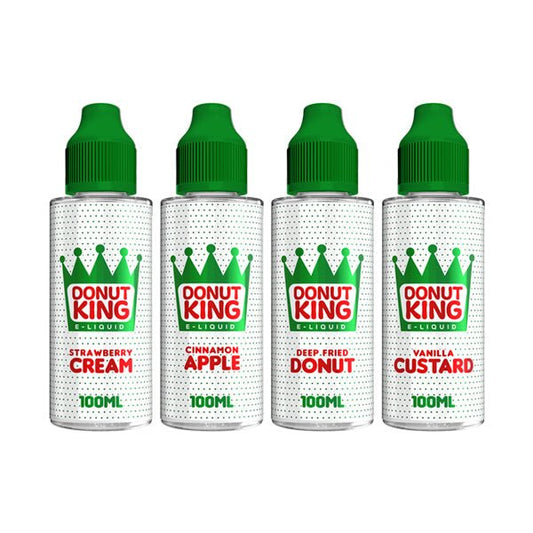 Donut King 70/30 | 100ml + 2 Nics | £6 - Avalanche Vapes Raspberry Coconut
