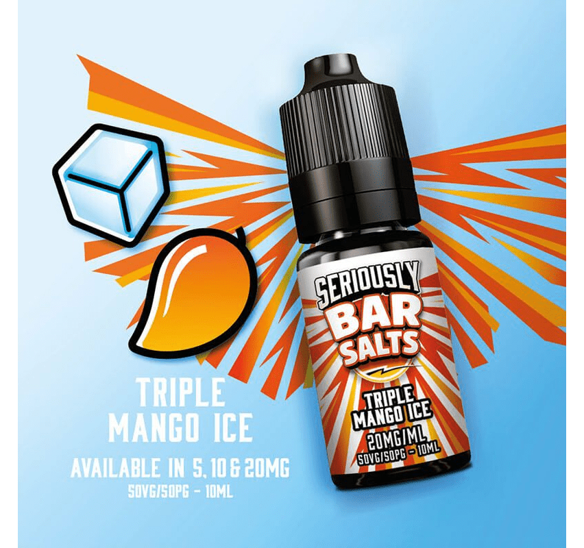 Doozy Seriously Bar Salts Nic Salt | £2 - Avalanche Vapes Triple Mango Ice10mg