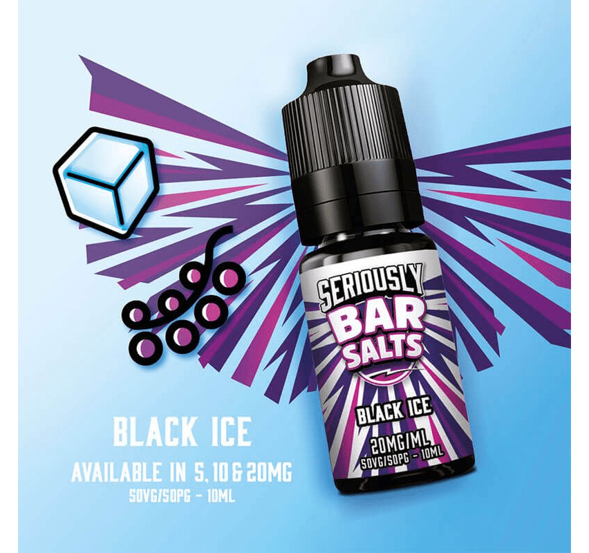Doozy Seriously Bar Salts Nic Salt | £2 - Avalanche Vapes Black Ice10mg