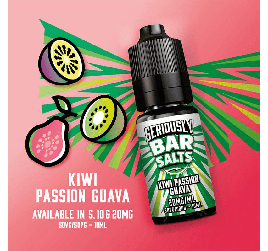Doozy Seriously Bar Salts Nic Salt | £2 - Avalanche Vapes Kiwi Passion Guava10mg