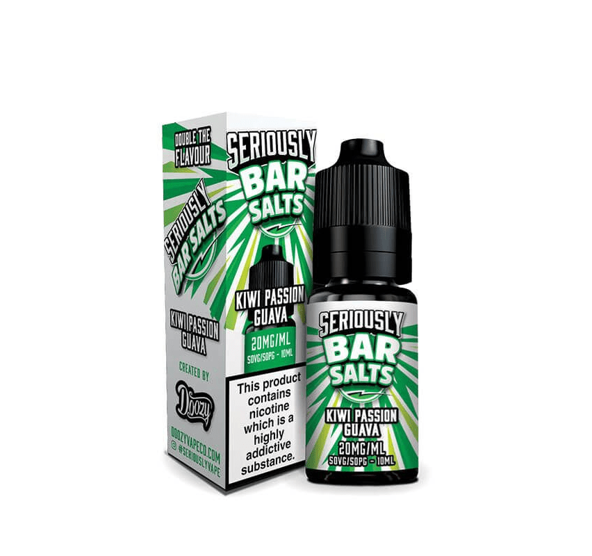 Doozy Seriously Bar Salts Nic Salt | £2 - Avalanche Vapes Kiwi Passion Guava20mg