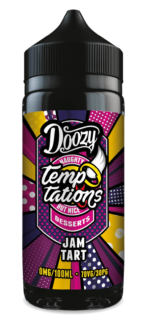 Doozy Temptations 70/30 | 100ml + 2 Nics | £8 - Avalanche Vapes Jam tart
