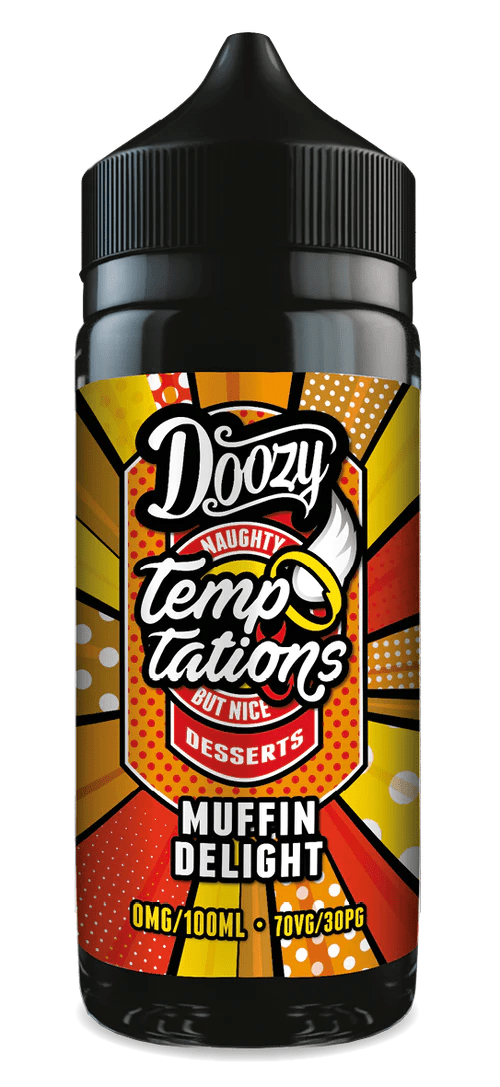 Doozy Temptations 70/30 | 100ml + 2 Nics | £8 - Avalanche Vapes Muffin Delight