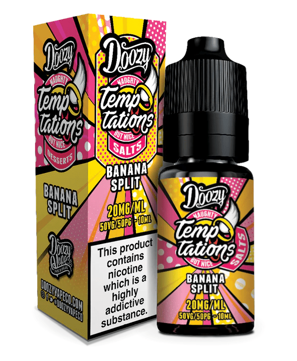Doozy Temptations Nic Salt | £2 - Avalanche Vapes Banana Split20mg