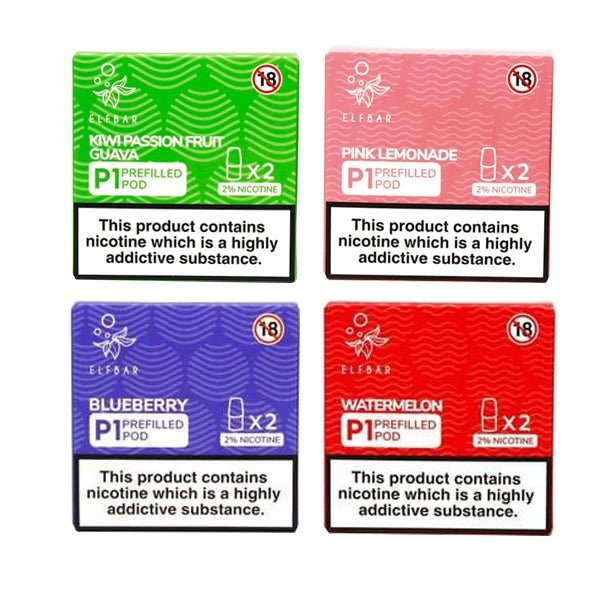 Elfbar P1 Elfmate Prefilled Pods | £3.99 - Avalanche Vapes Blue Razz LemonadePODS