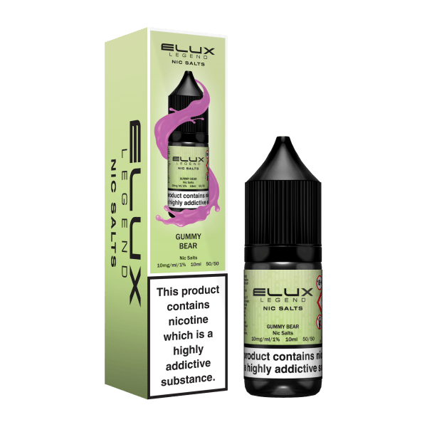 Elux Nic Salt | £1.80 - Avalanche Vapes Gummy Bear10mg