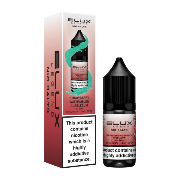 Elux Nic Salt | £1.80 - Avalanche Vapes Strawberry Watermelon Bubblegum10mg