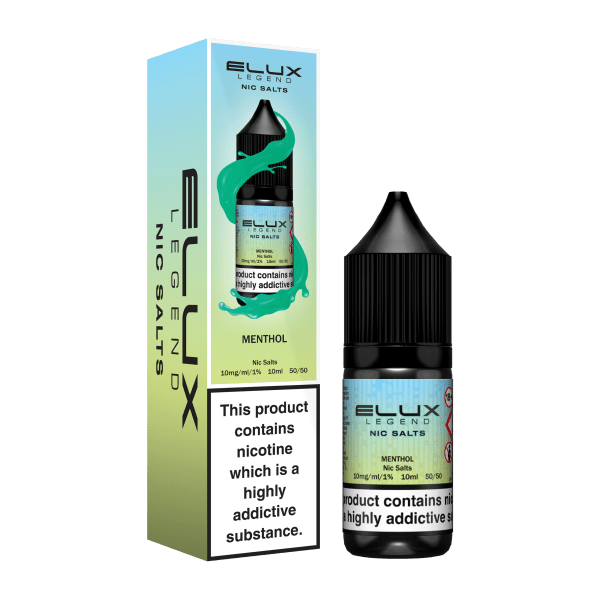 Elux Nic Salt | £1.80 - Avalanche Vapes Menthol10mg