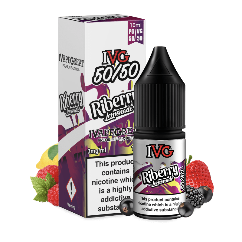 IVG E - Liquid 6mg | £1.50 - Avalanche Vapes Blue Raspberry6mg