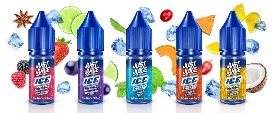 Just Juice Ice Nic Salt | £1 - Avalanche Vapes Blackcurrant & Lime11mg