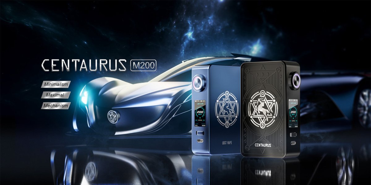 Lost Vape Centaurus M200 Box Mod | £28 - Avalanche Vapes Golden Knight