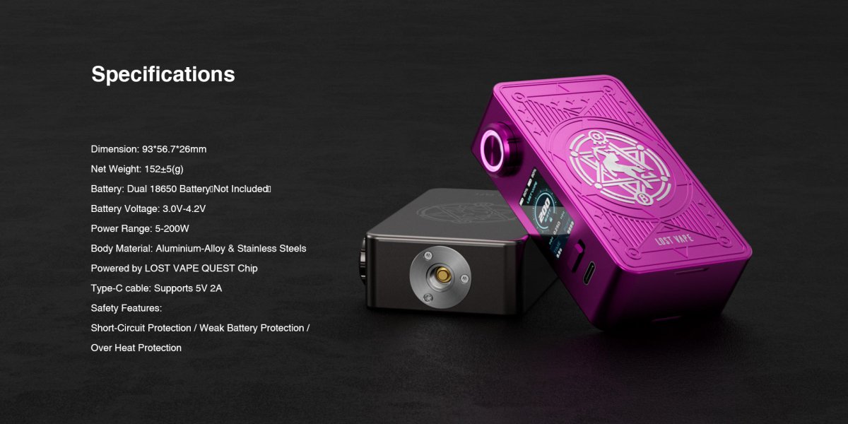 Lost Vape Centaurus M200 Box Mod | £28 - Avalanche Vapes Golden Knight