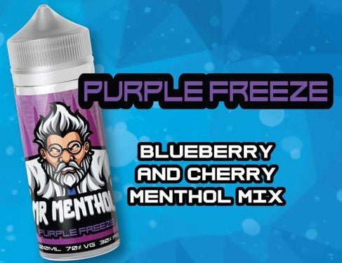 Mr Menthol 70/30 | 100ml + 2 Nics | £10 - Avalanche Vapes Purple Freeze